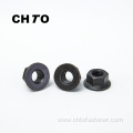 DIN 6923 Grade 8 black oxide finish Hexagon flange nuts